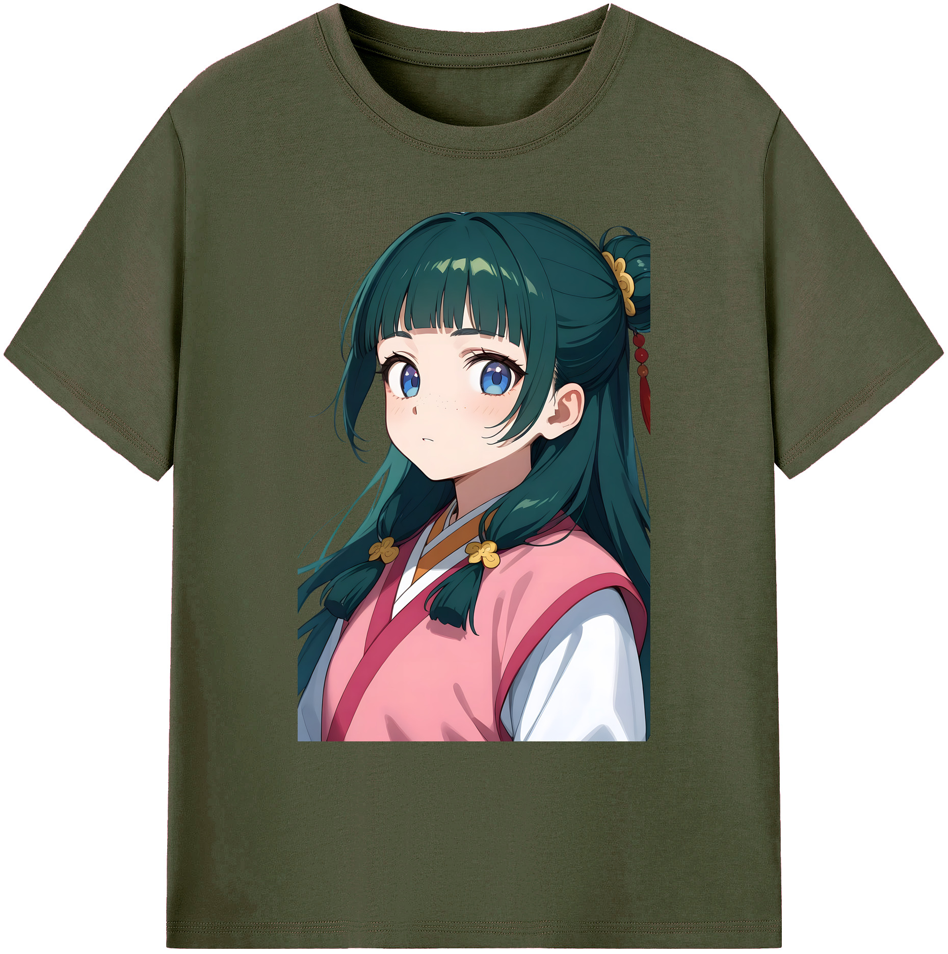 （画像用） 薬屋のひとりごと The Apothecary Diaries 綿100％ メンズ半袖Tシャツ｜肌触りやわらか＆通気性